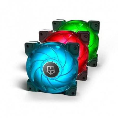 NOX FAN 120X120 HUMMER H-SYNC RGB PACK 3, NXHUMMERHSYNC