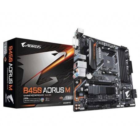 CARTE MERE GIGABYTE AM4 B450M AORUS 2.0, GAB45ARSM-00-G