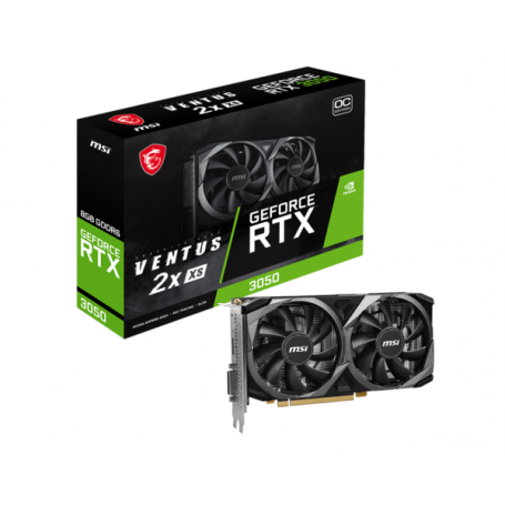 MSI GeForce RTX 3050, VENTUS 2X XS 8G OC, RTX 3050 VENTUS 2X XS